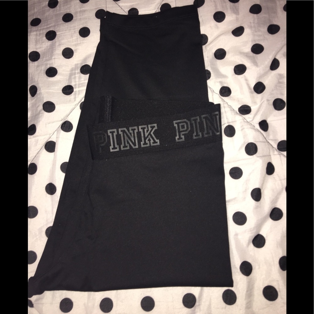 Vs pink workout capris